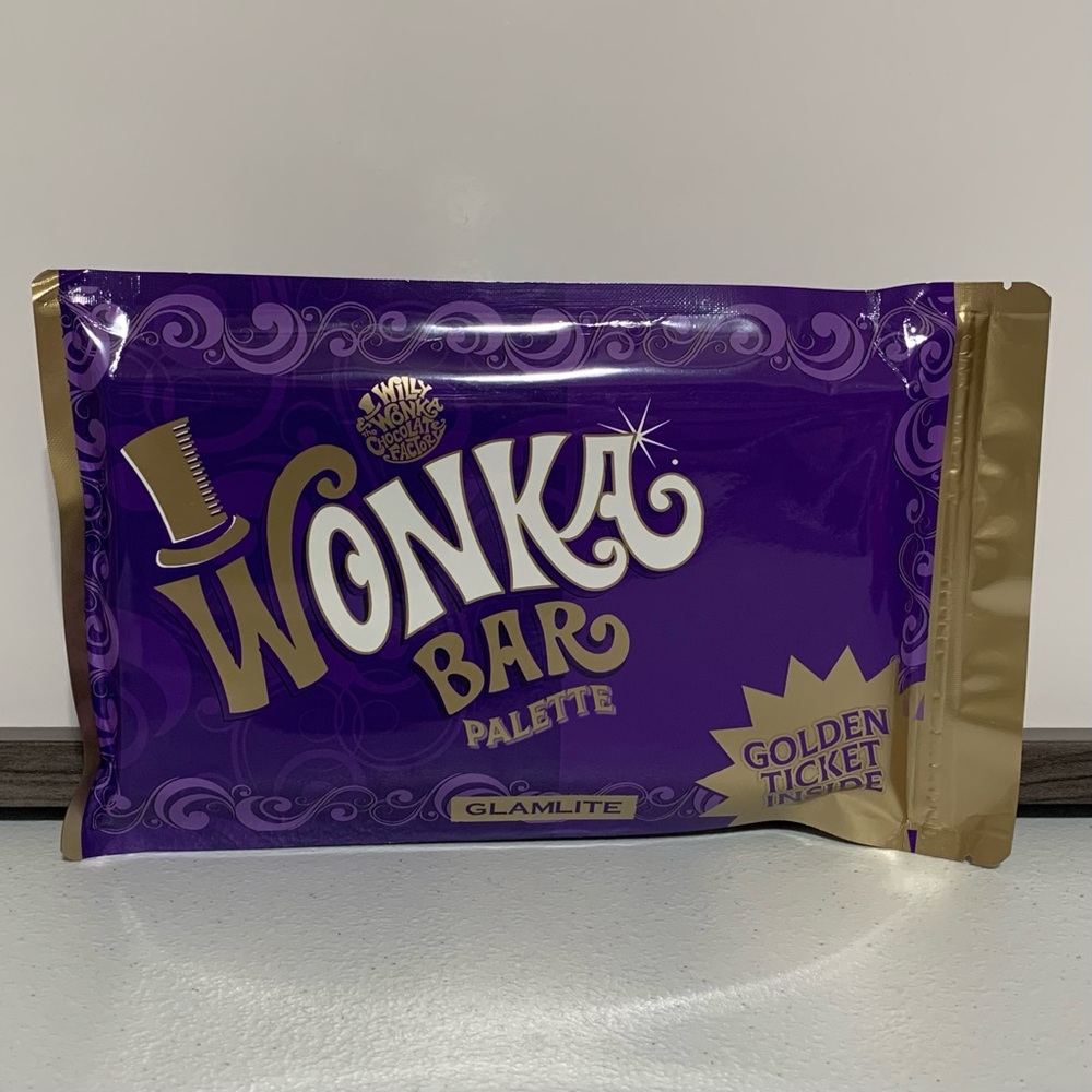 Wonka x Glamlite Wonka Bar Palette-New